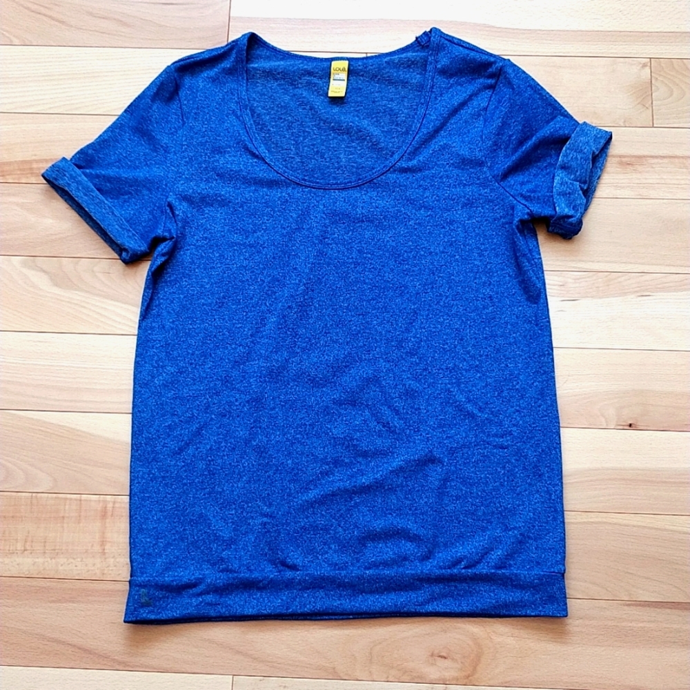 Lole ocean-blue jogging t-shirt